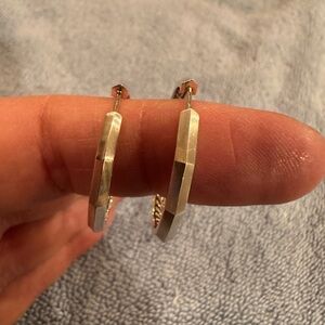 David Yurman Sterling Hoop Earringsgs